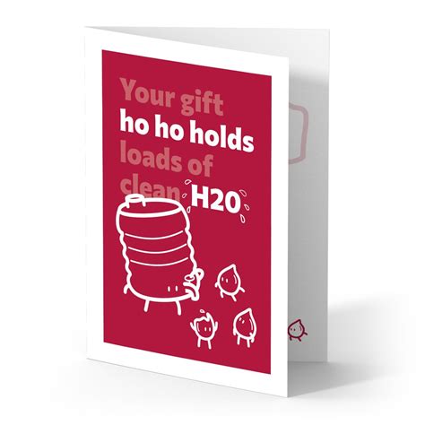 wateraid christmas cards|Give gifts of H2O ho ho and decent toilets this Christmas with .